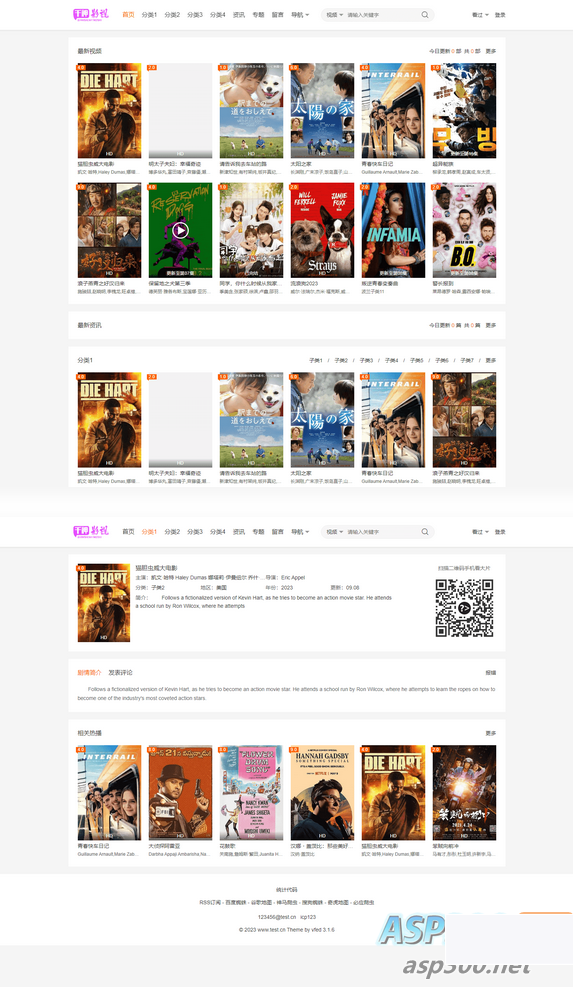 苹果cms模板v10大橙子vfed 5.神仙道去受权完美立解主题